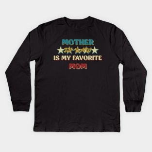 Mother in Law is My Favorite Mom Kids Long Sleeve T-Shirt